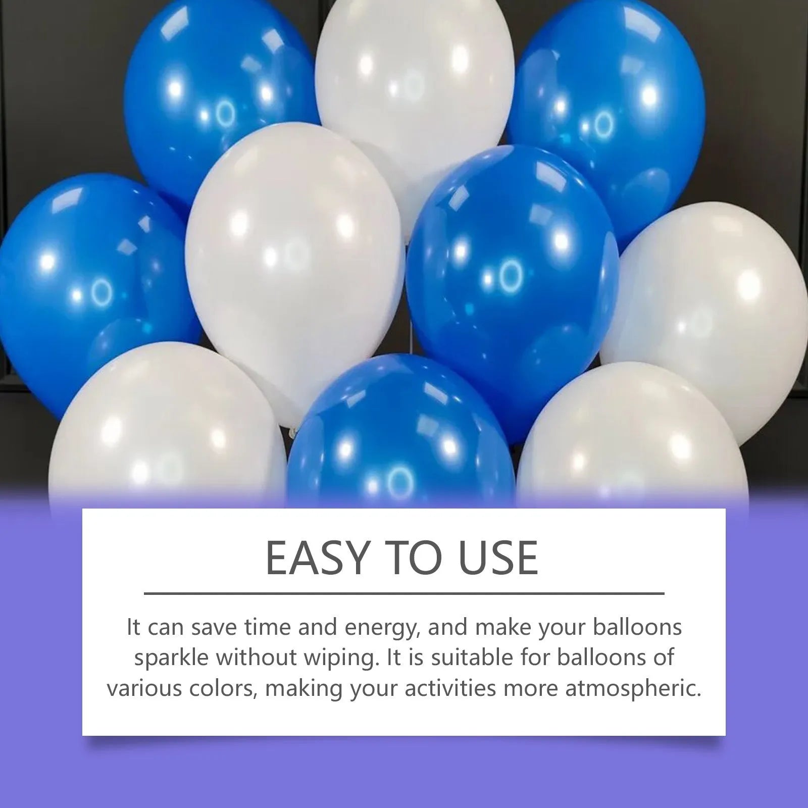 100ml balloon lustre spray canister with spray nozzle for shiny finish on balloon surfaces