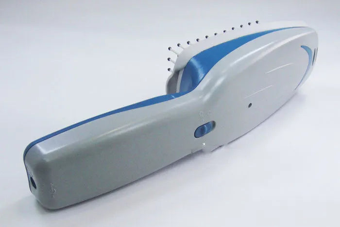 Negative ion pet comb with removable brush head for grooming and odour removal