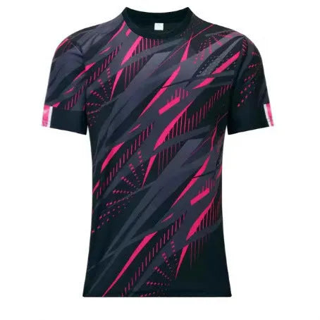 Men's loose short sleeve T-shirt in polyester fabric with digital print, available in extended sizes XXS to 6XL