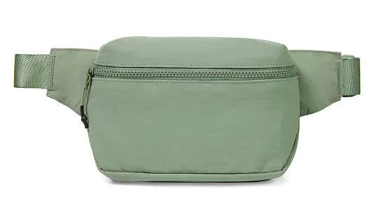 Unisex Oxford cloth crossbody phone bag, 21 x 5 x 13 cm, with front sandwich pocket, shown in five colours