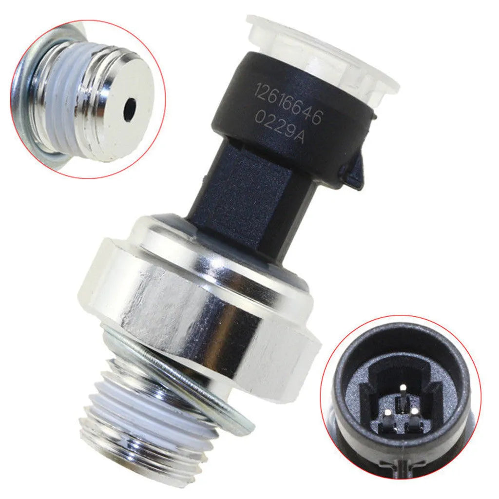 Oil pressure sensor for Buick Chevrolet vehicles with part numbers 12573107 12616646.