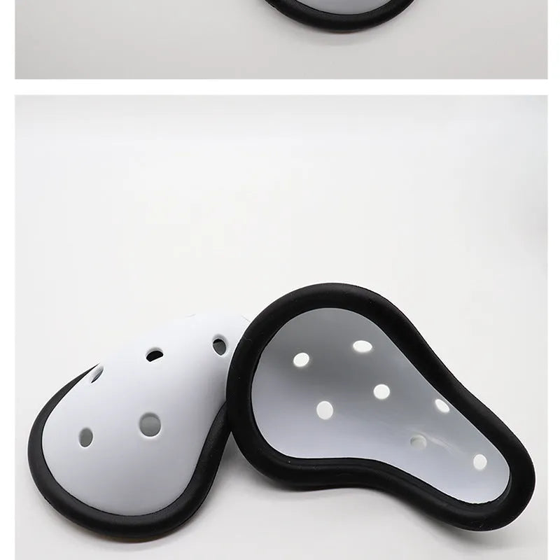 Rubber sports genital protector for rugby hockey boxing adult children sizes