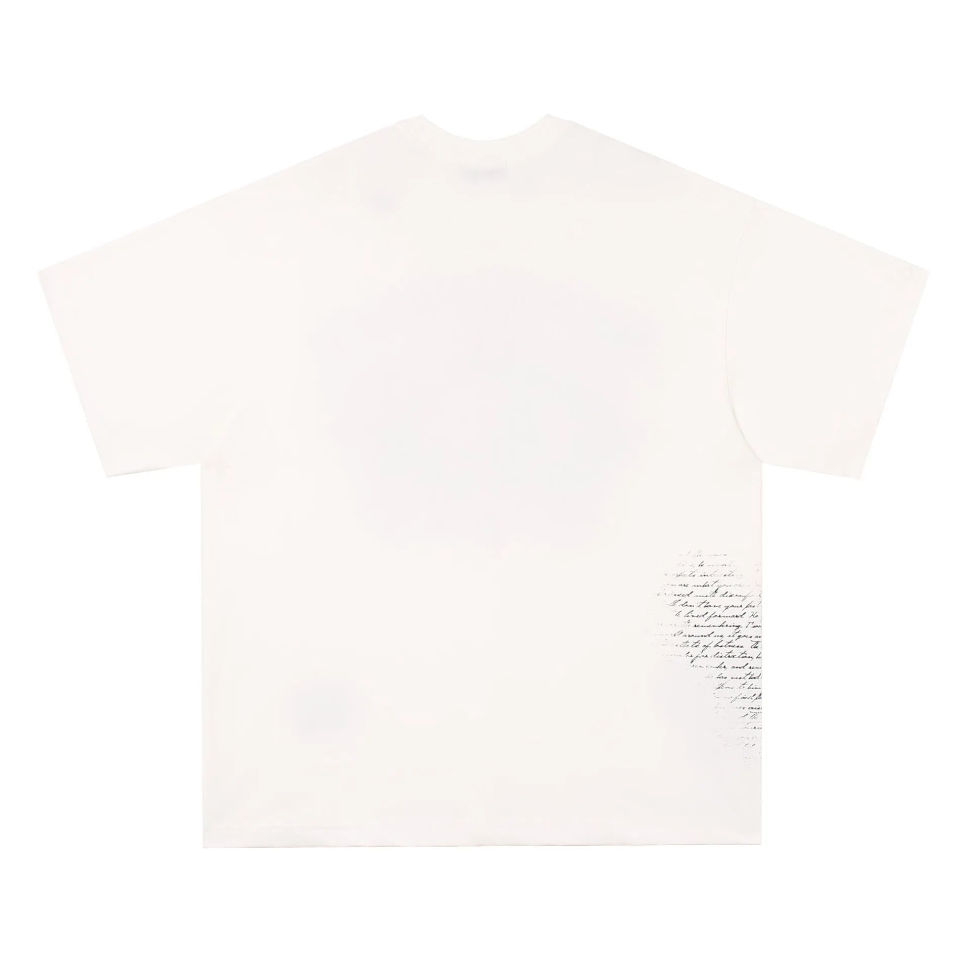 American retro hip hop Gothic style T-shirt with letter print, in pure cotton, available in black and white.