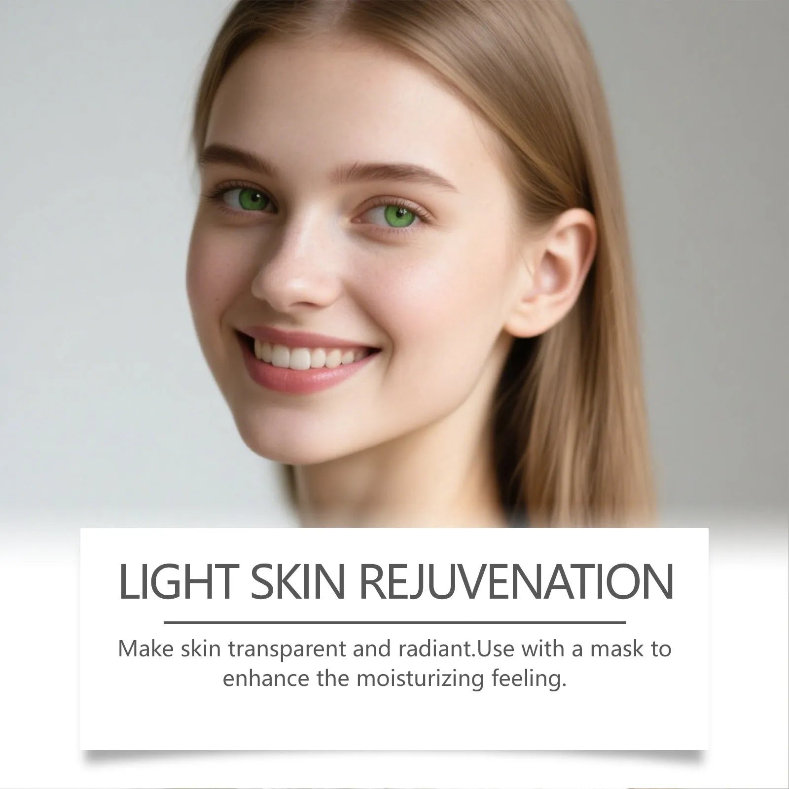 Moisturising liquid facial essence 100ml with snail and centella extract in a white bottle