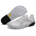 Upstream shoes with non-slip rubber sole, EVA midsole, four-sided elastic upper, low-top design in black, blue, white and black, or wine red