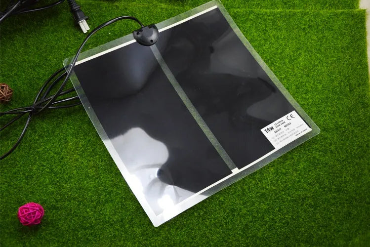 Shi Wang Ant House heating pad for Kunming-worm, black, 220V US plug, medium size 15x28cm