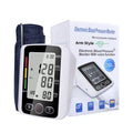 ARM type electronic blood pressure monitor with large screen display on cuff