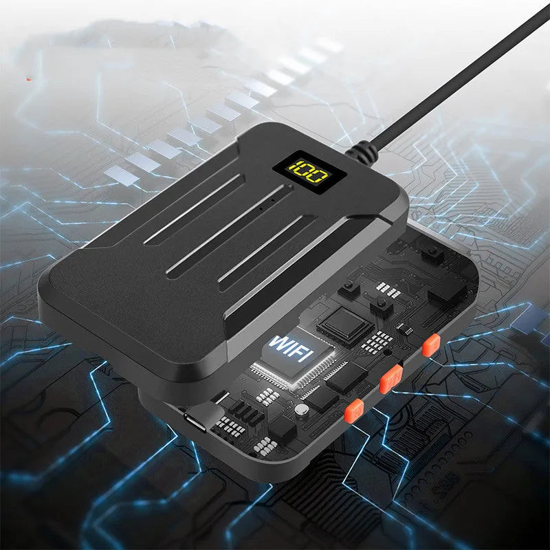 F300 wireless dual lens endoscope with 5.5mm and 8mm waterproof probes for smartphone inspection