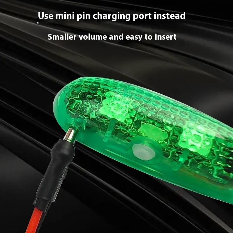 V3 wireless charging waterproof navigation lights for model cars and boats in green, red, and white.