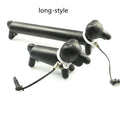 Black puppy dog shaped touch screen stylus with adjustable length and phone stand function