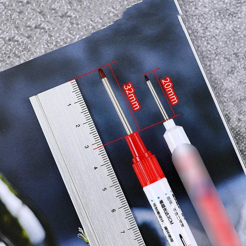 15.2 cm oil marker pen with quick-drying waterproof ink in black, red, blue, green colours