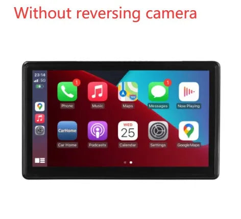 Portable 7 inch IPS car smart screen with wireless projection, CarPlay, and Android Auto, 12V external navigator