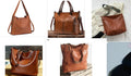 Cream polyester ladies shoulder bag with magnetic closure and zipped exterior pocket