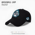 Men's casual baseball cap in beige, European and American style, made from polyester with adjustable back