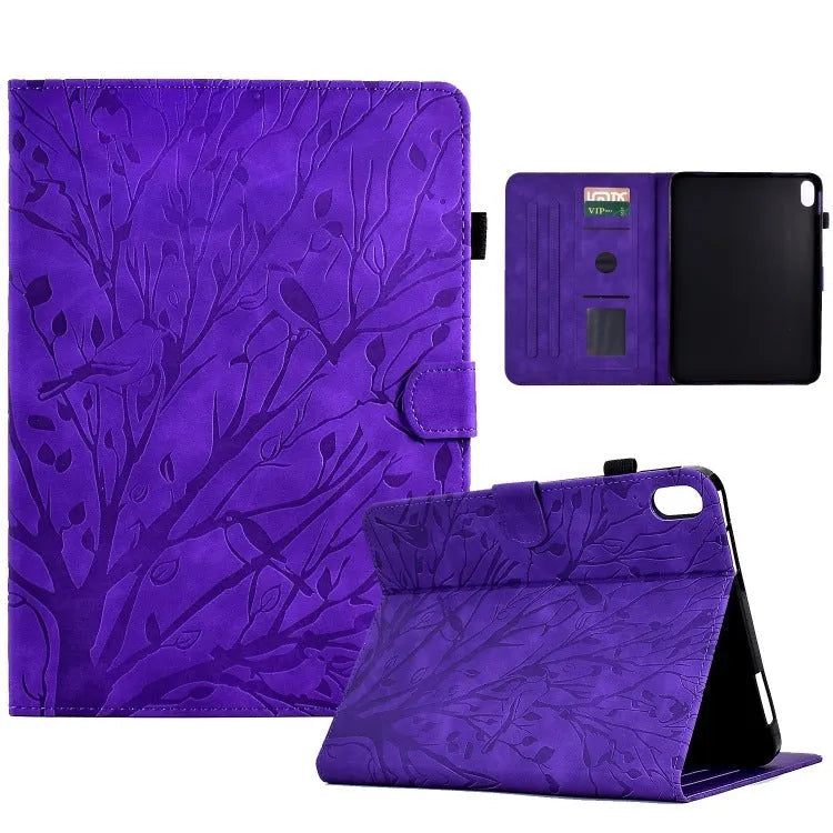 Imitation leather tablet protective case with built-in stand bracket in various colours