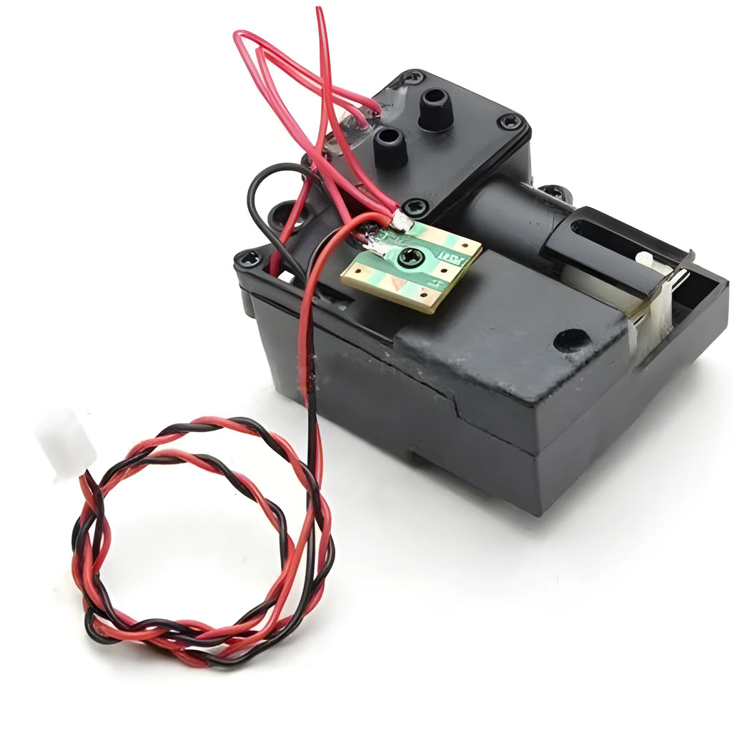 Black RC tank smoke box accessory for 1/16 and 1/24 scale military model vehicles