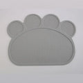 Pet supplies silicone placemat in plain design, anti-fall, food grade, available in multiple colours including black and pink