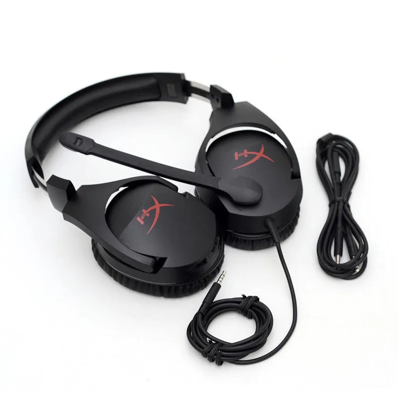 Stinger black wired over-ear gaming headset with microphone and 1.3-metre cable