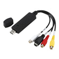 VHS to DVD converter USB video capture adapter with S-Video and composite inputs