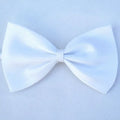 Adjustable dog and cat bow tie neck tie for puppies and small pets in multiple colours including black, red, blue, pink and white
