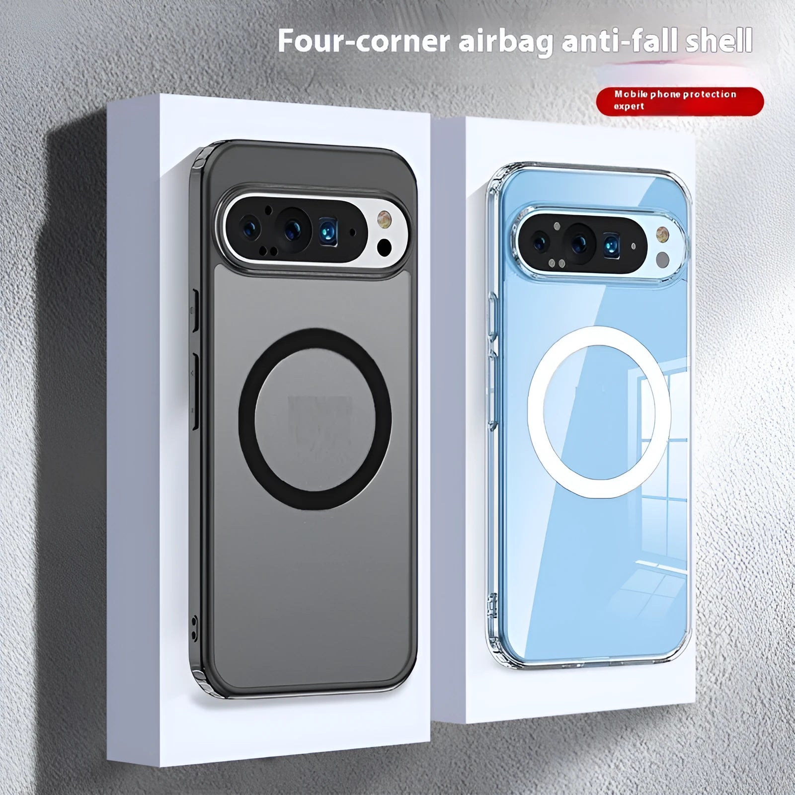 Simple transparent frosted drop-resistant TPU PC phone case for Google Pixel 8 Pro
