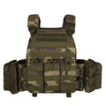 Men's camouflage polyester tactical vest for outdoor training and shooting sports