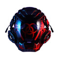 Black bioweapon tech full face prop mask helmet for costume events