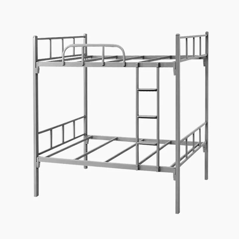 Steel colour square tube iron bed frame, 2000 x 900 x 1700mm, with 9mm bed board and double-layer thickened metal build