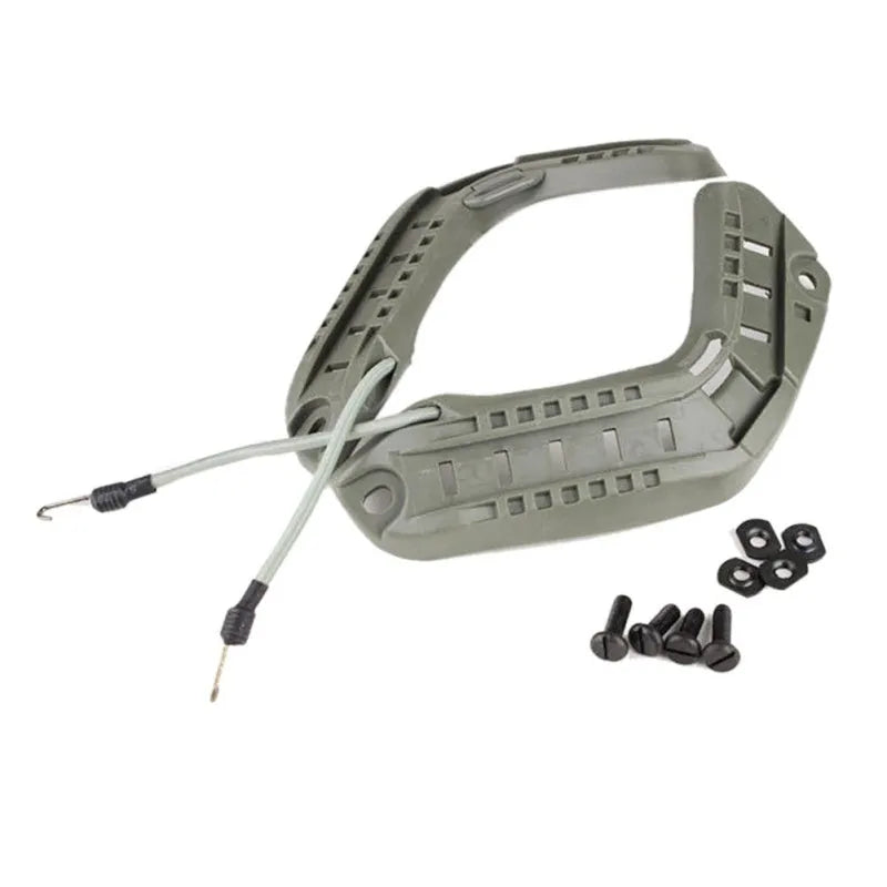 Quick helmet accessories in ABS plastic one size fit for motorcyle and bicycle helmets colour options