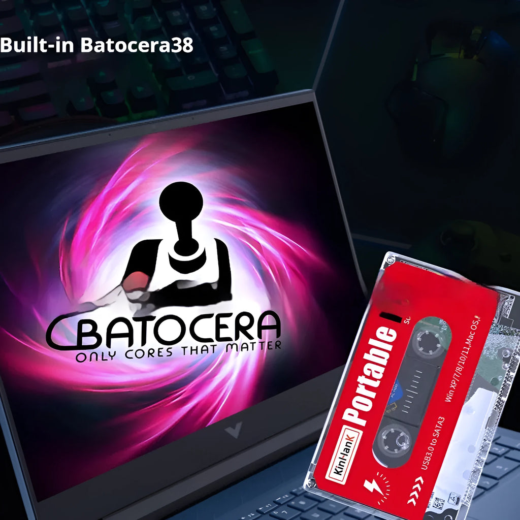 External 2TB mechanical USB hard disk with compact design for PC game storage