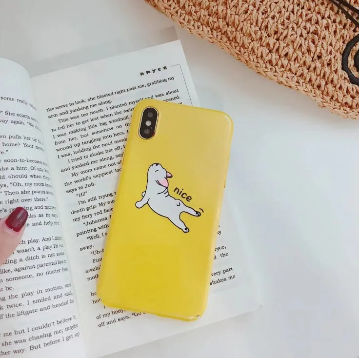 Funny cartoon giraffe design TPU silicone phone case for iPhone 7 8 Plus XR XS Max