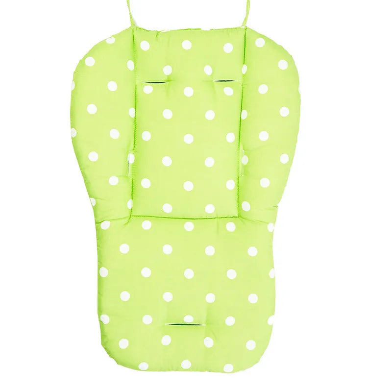 Baby car mat cotton cart cushion 68x57cm double-sided seat pad in pink, blue, fruit green, coffee colour, and purple