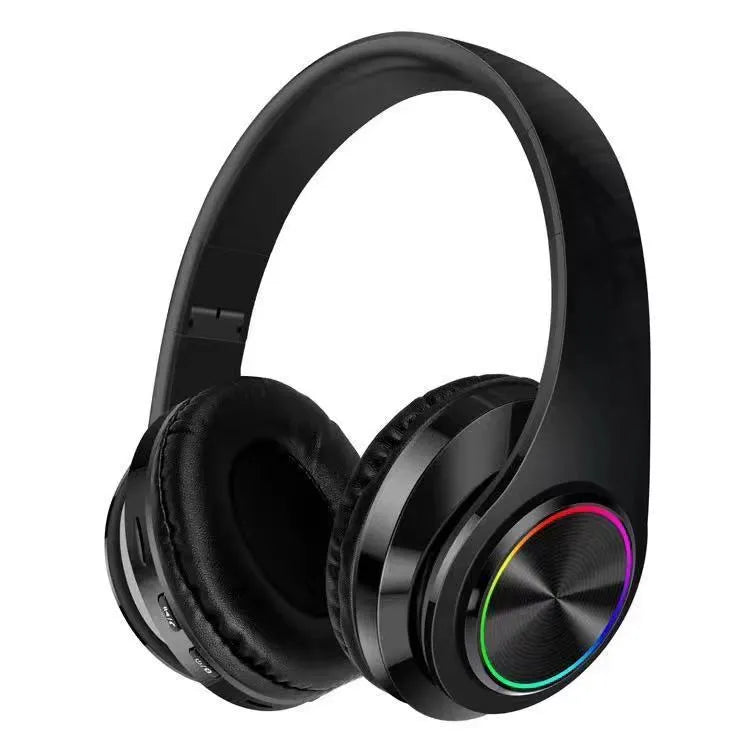Wireless Bluetooth gaming headset in black, white, red, and black/red colour options on a plain background.