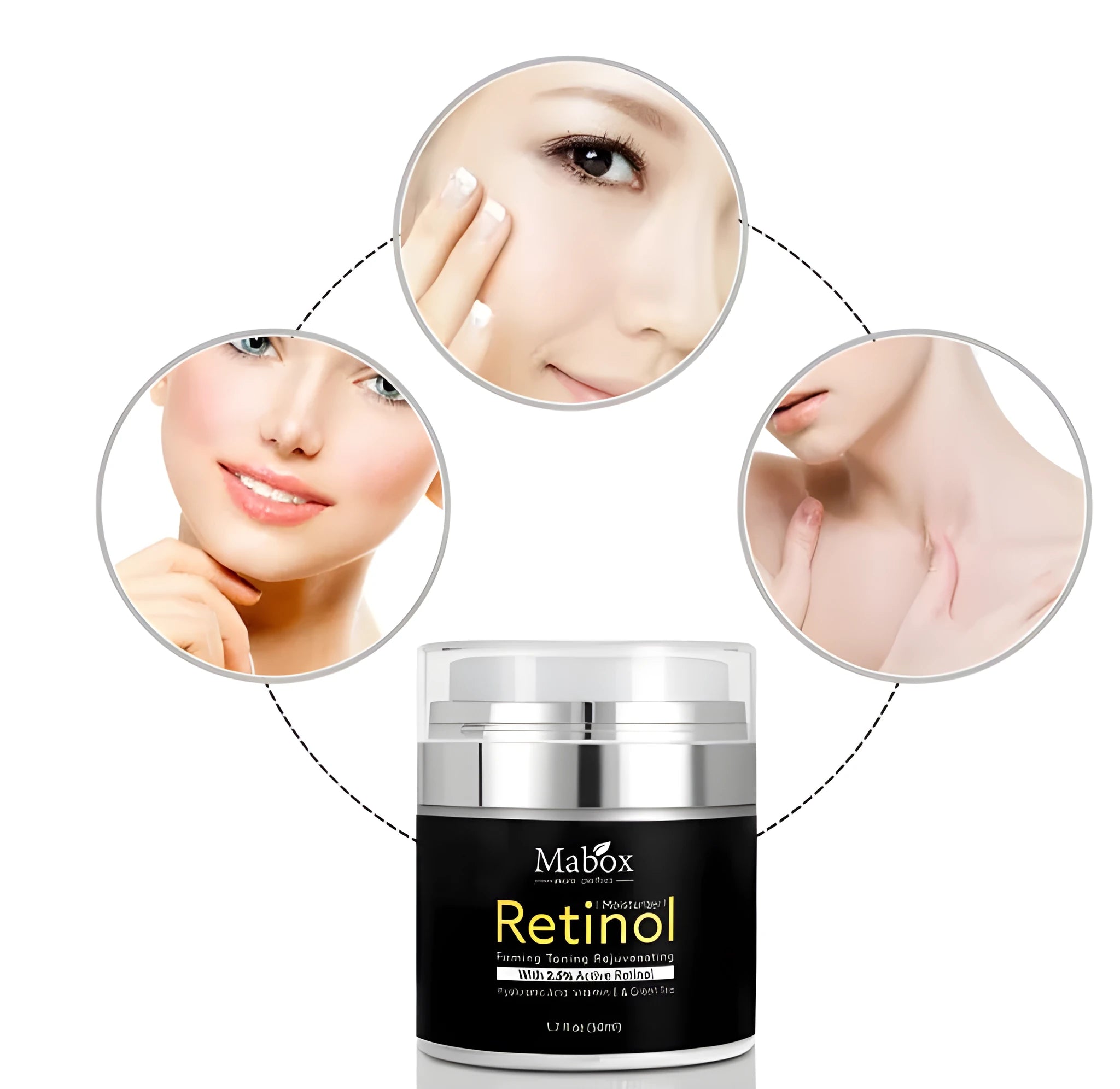 Whitening moisturising cream SPF30+ with hazelnut oil 50ml jar for all skin types