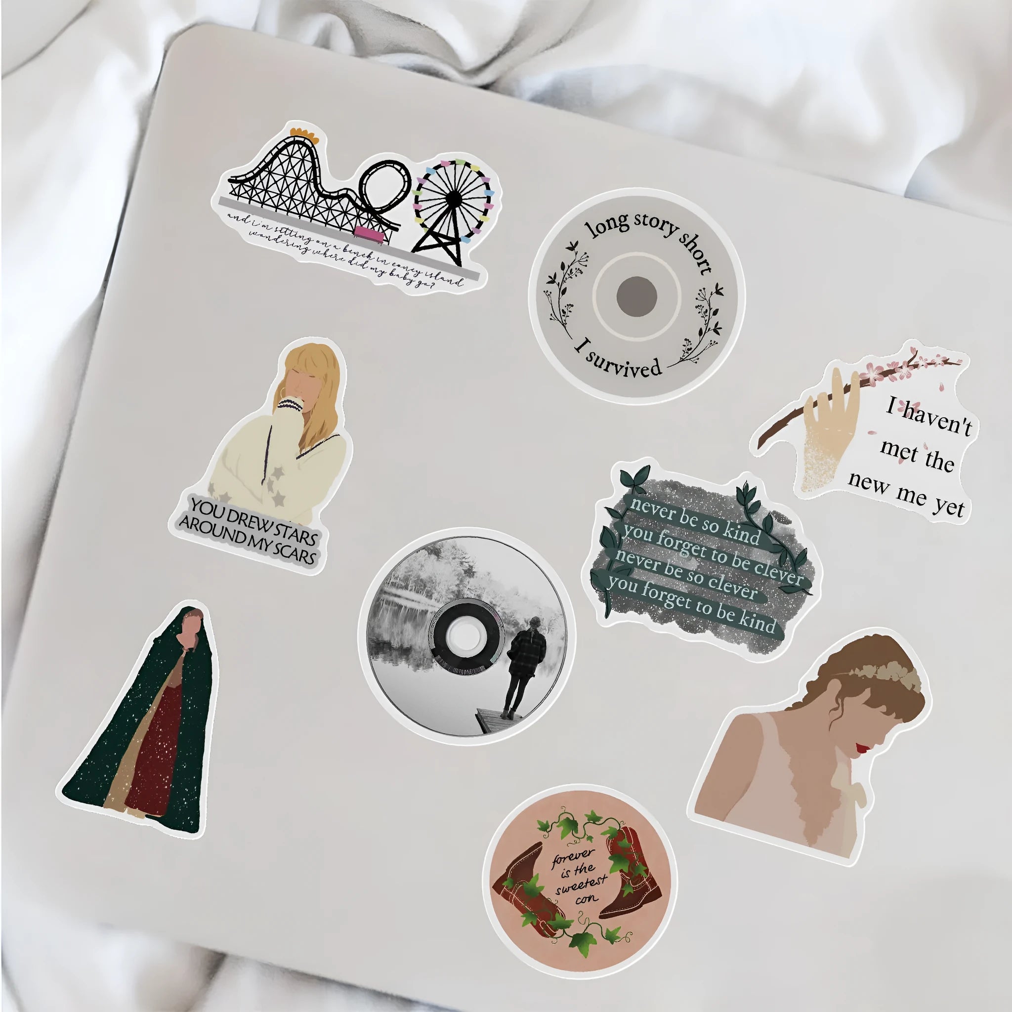 50 waterproof graffiti colour cartoon adhesive sticker sheets for luggage and notebook decoration