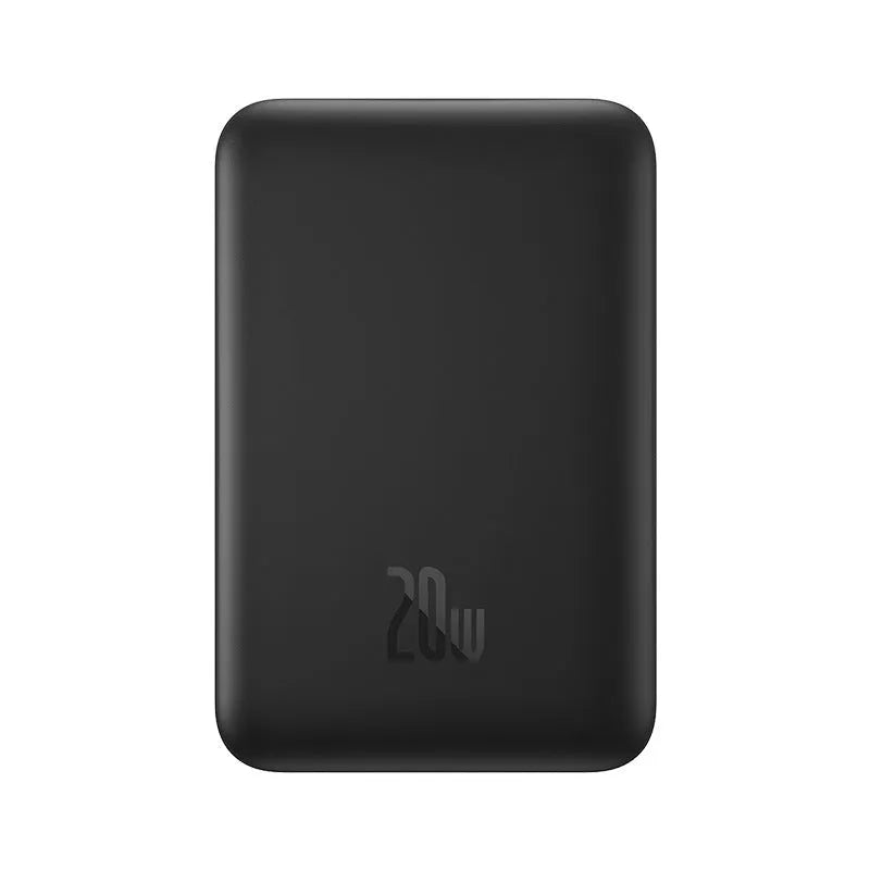 Magnetic wireless fast charging power bank with silicone non-slip shell showing five colour options