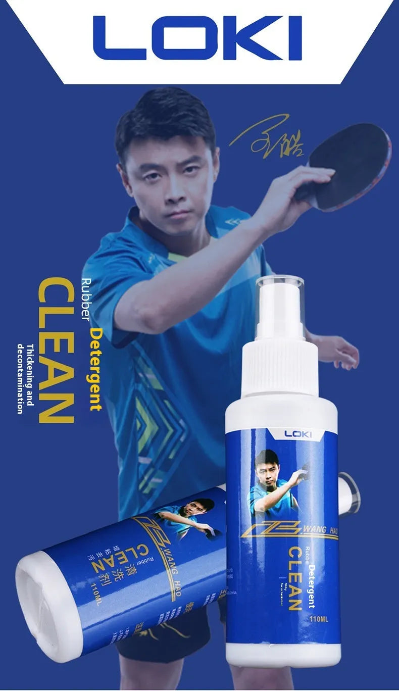 110ml table tennis rubber cleaning liquid with sponge applicator
