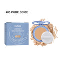 Compact finishing powder in Natural Beige, Pure Beige and Classic Ivory shades, 8g net content
