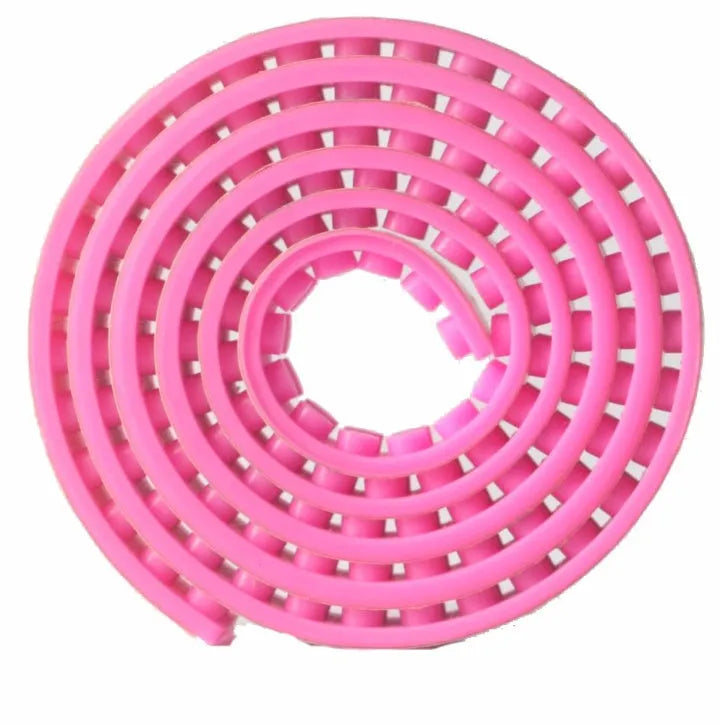 Reusable silicone building blocks tape strip 100cm long in a variety of colours compatible with Lego