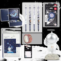 Galaxy theme stationery gift set with astronaut designs and hot stamping patterns