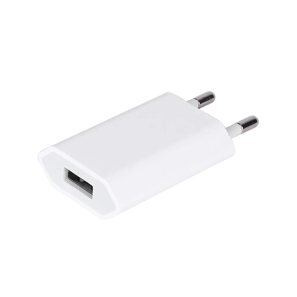 5V 2A USB wall charger with 1 metre cable for iPhone and iPad charging