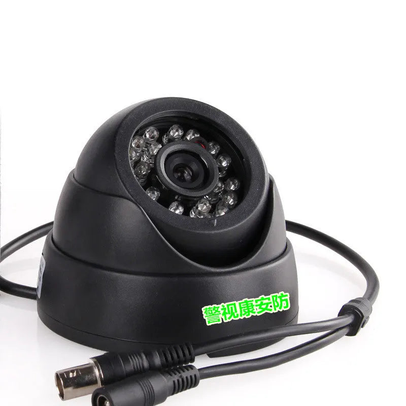 480TVL indoor dome surveillance camera with 3.6mm lens and infrared low-light capability
