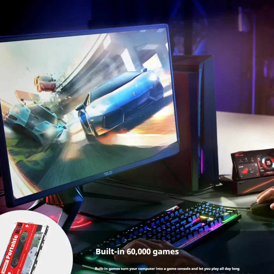 External 2TB mechanical USB hard disk with compact design for PC game storage