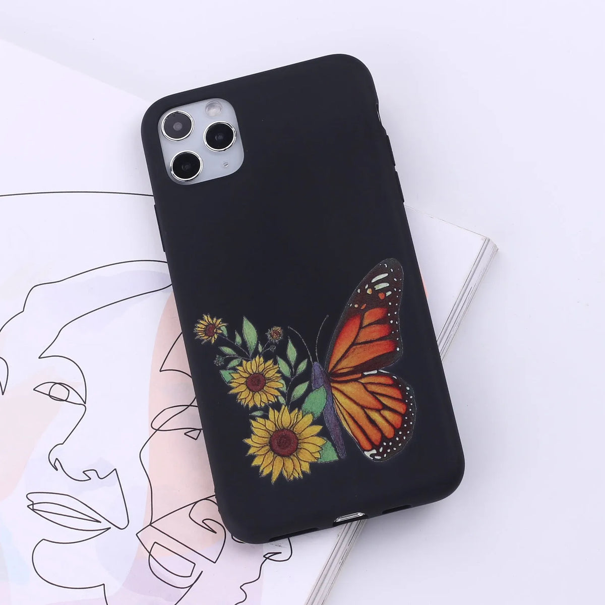 Apple iPhone mobile phone case in various colours showing TPU flexible construction