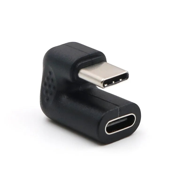 Plastic male to female adapter extension cable with U-bend design and 4 adapter pieces