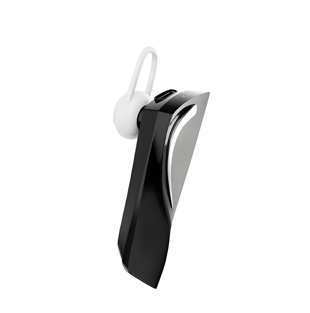 Wireless Bluetooth translation headset in T2 black, real-time interpreter earbud with charging case