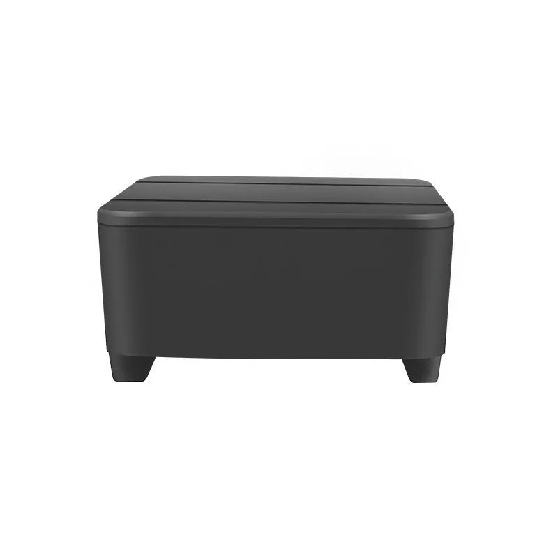 Black pet mini GPS locator with ABS body, USB charging, 48mm x 32mm x 20mm, 480-hour battery