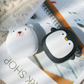 Cartoon penguin polar bear design USB rechargeable electric hand warmer with power bank feature