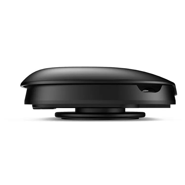Black plastic rotating suction cup car mount for mobile phones and satellite navigation devices