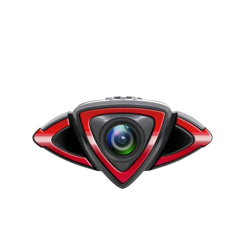 Grey bicycle driving recorder with 800W pixel camera and ABS housing on handlebars